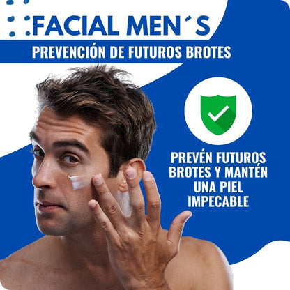 Crema Facial Mens Cuidado Intensivo 6 en 1