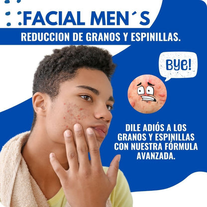 Crema Facial Mens Cuidado Intensivo 6 en 1