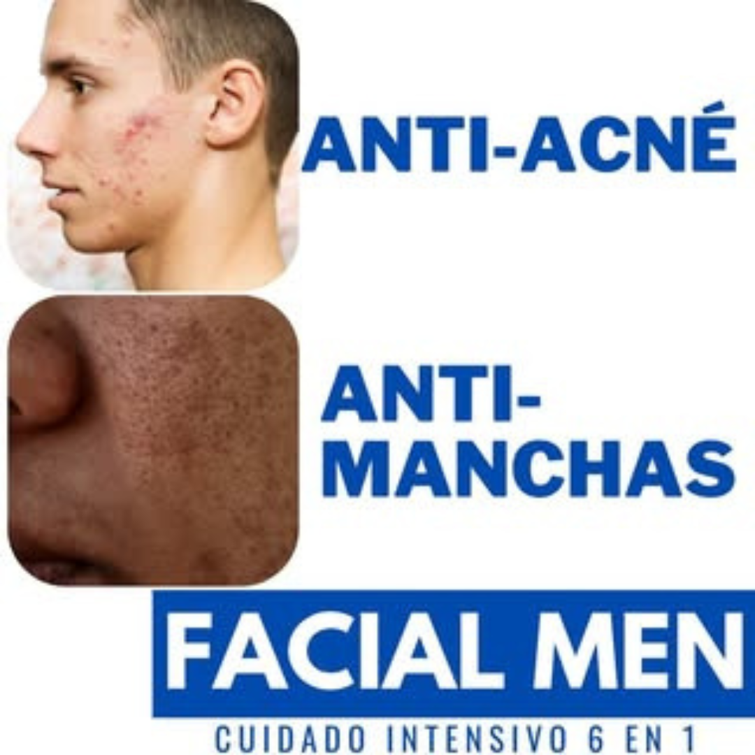 Crema Facial Mens Cuidado Intensivo 6 en 1